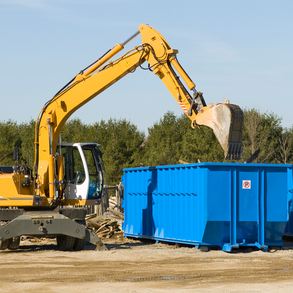 can i rent a residential dumpster for a construction project in Flintstone GA